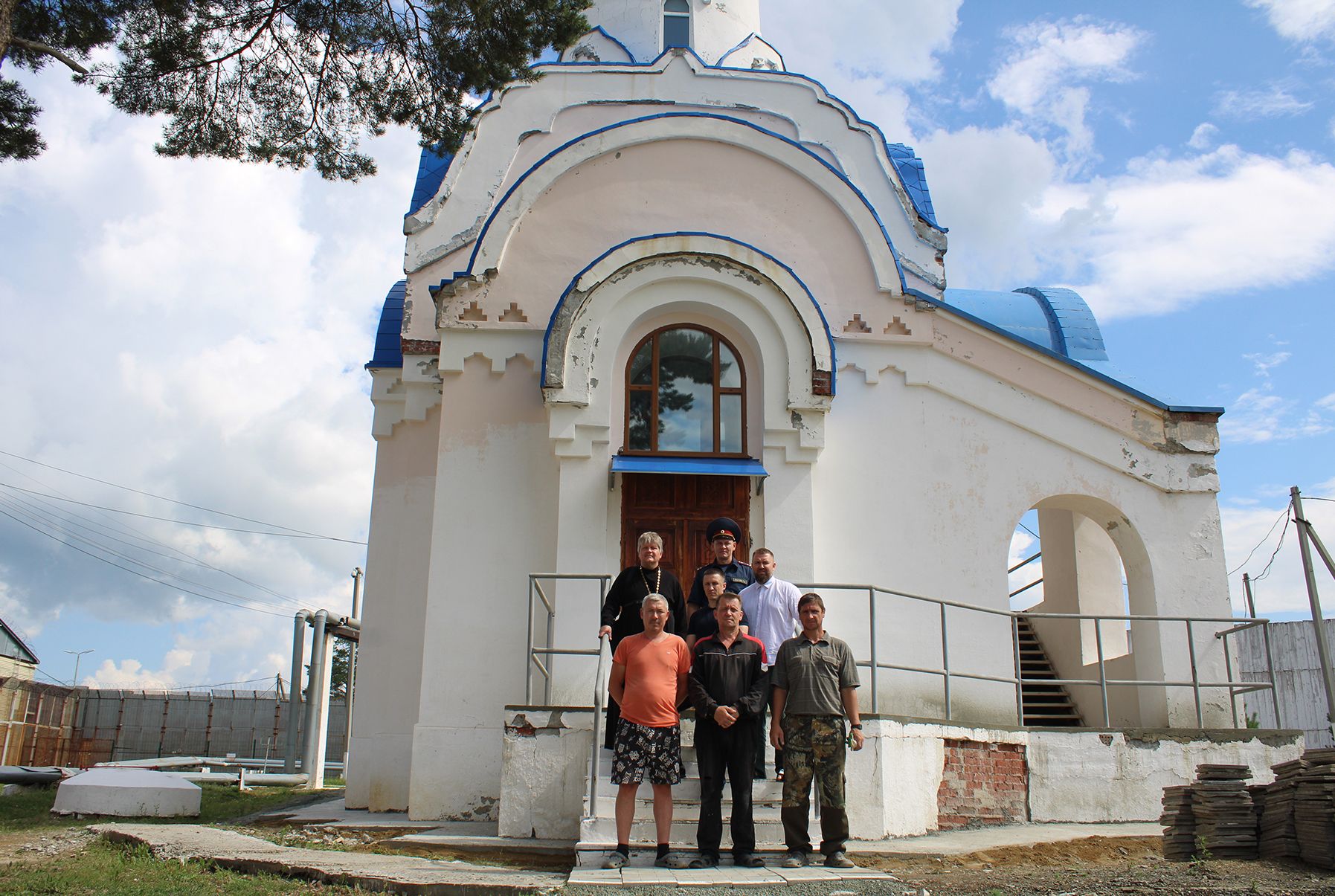 Продолжается ремонт храма в Кировоградской колонии