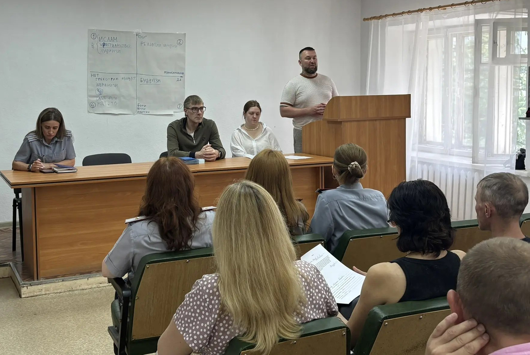 Представители БФ «НИКА» на встрече с осужденными в Кировском филиале УИИ